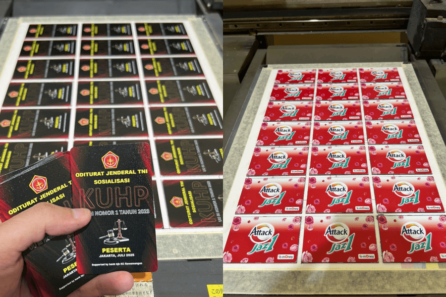 Hasil cetak produk di InstantPrintJKT